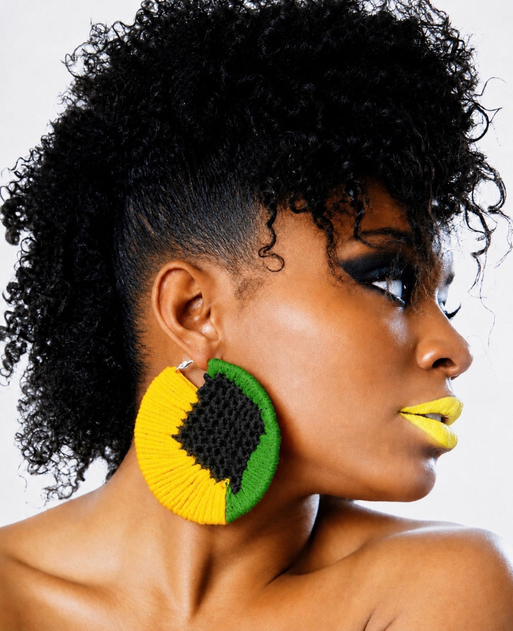 WAFFLE RIM EARRINGS