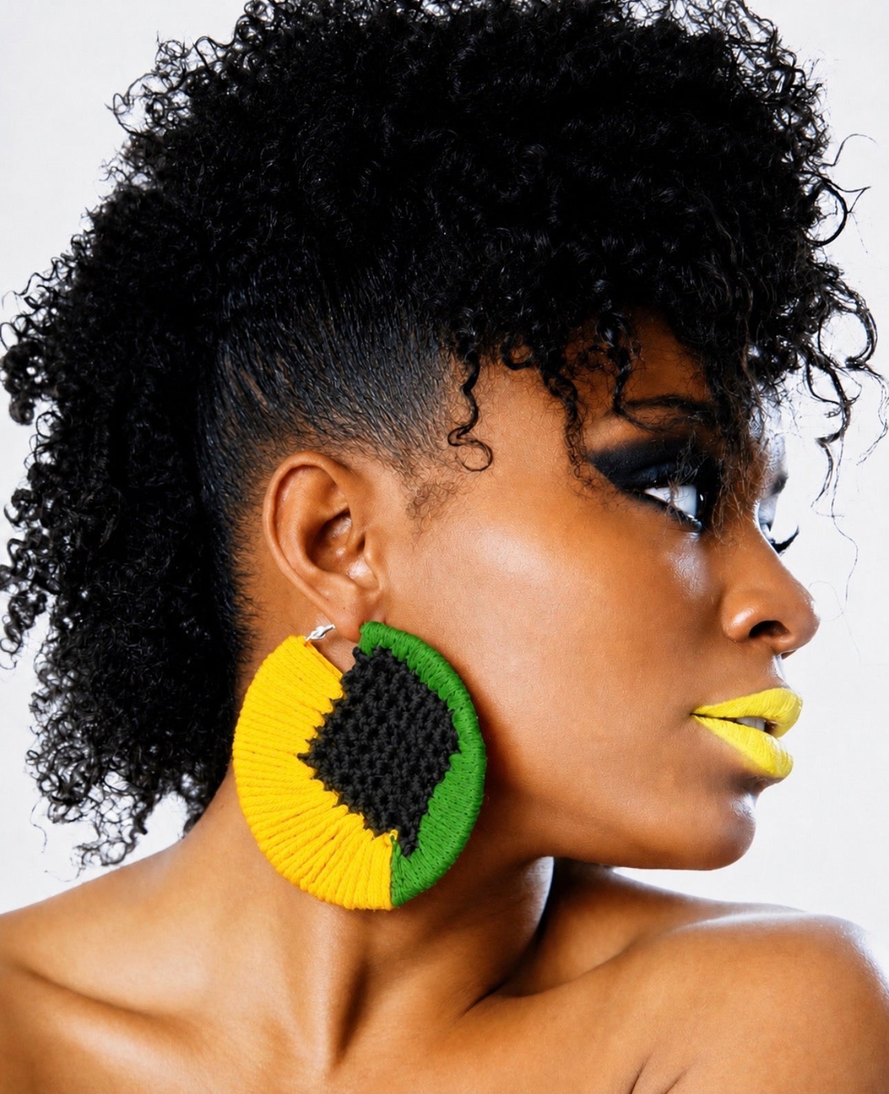 WAFFLE RIM EARRINGS
